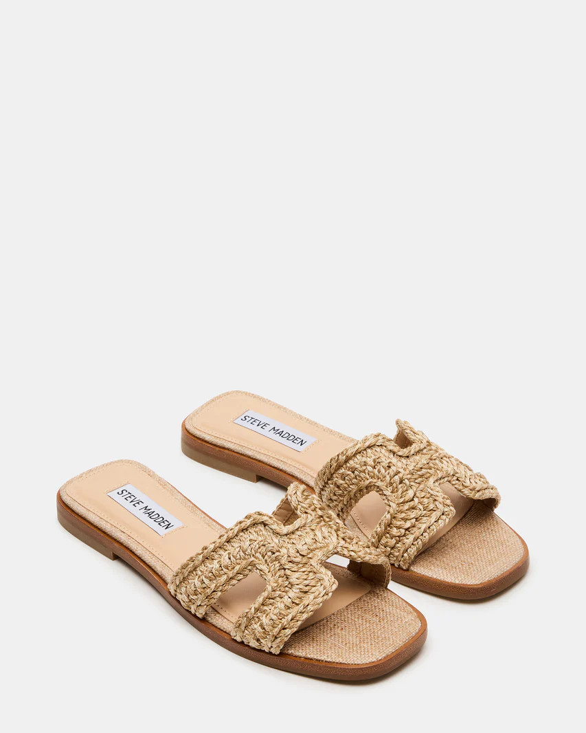 HADYN Crochet Raffia Women's Designer Sandal | Steve Madden (US)