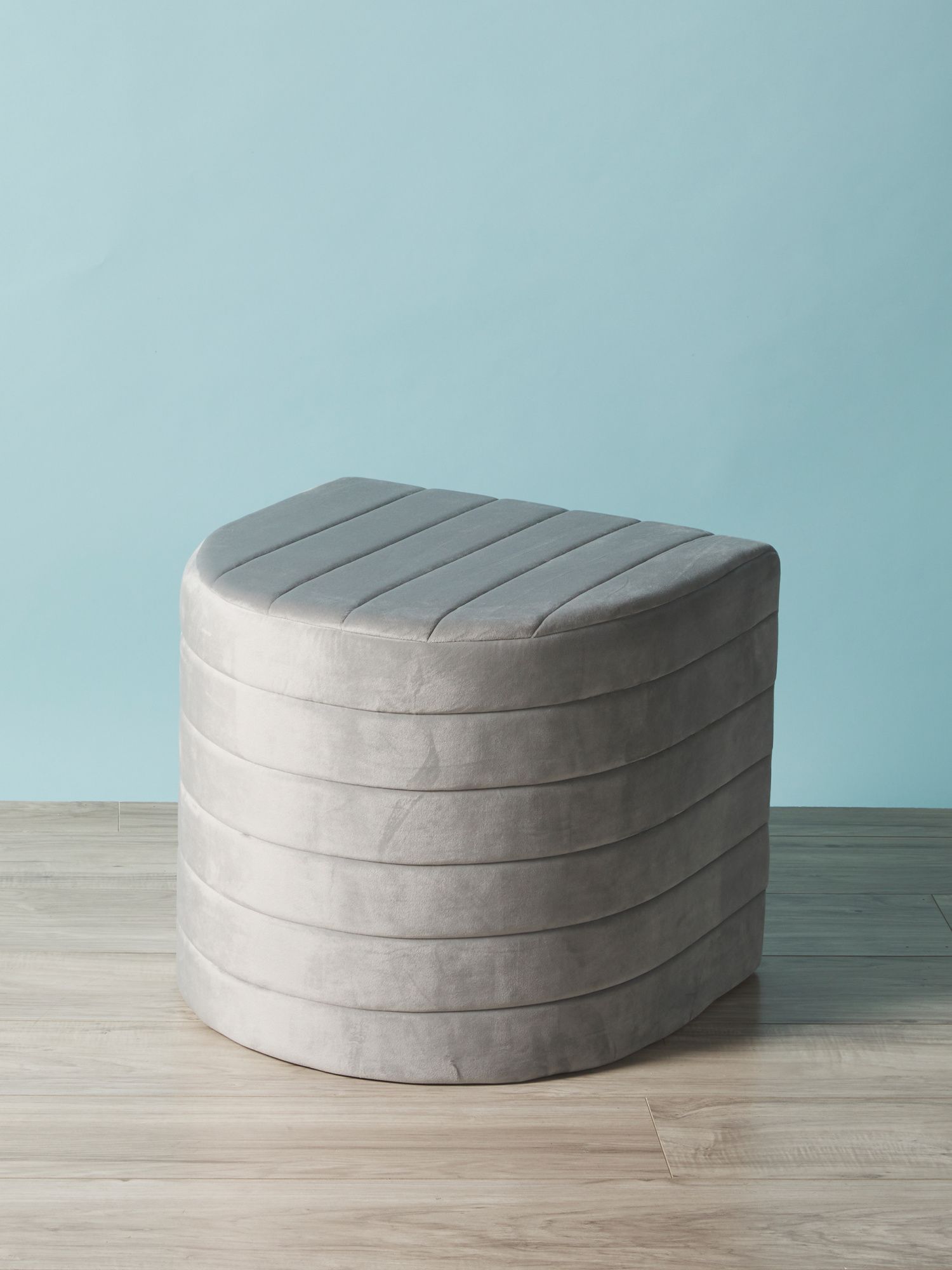 18x29 Velvet Stitched Ottoman | Accent Furniture | HomeGoods | HomeGoods