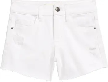 Kids' High Waist Cutoff Denim Shorts | Nordstrom
