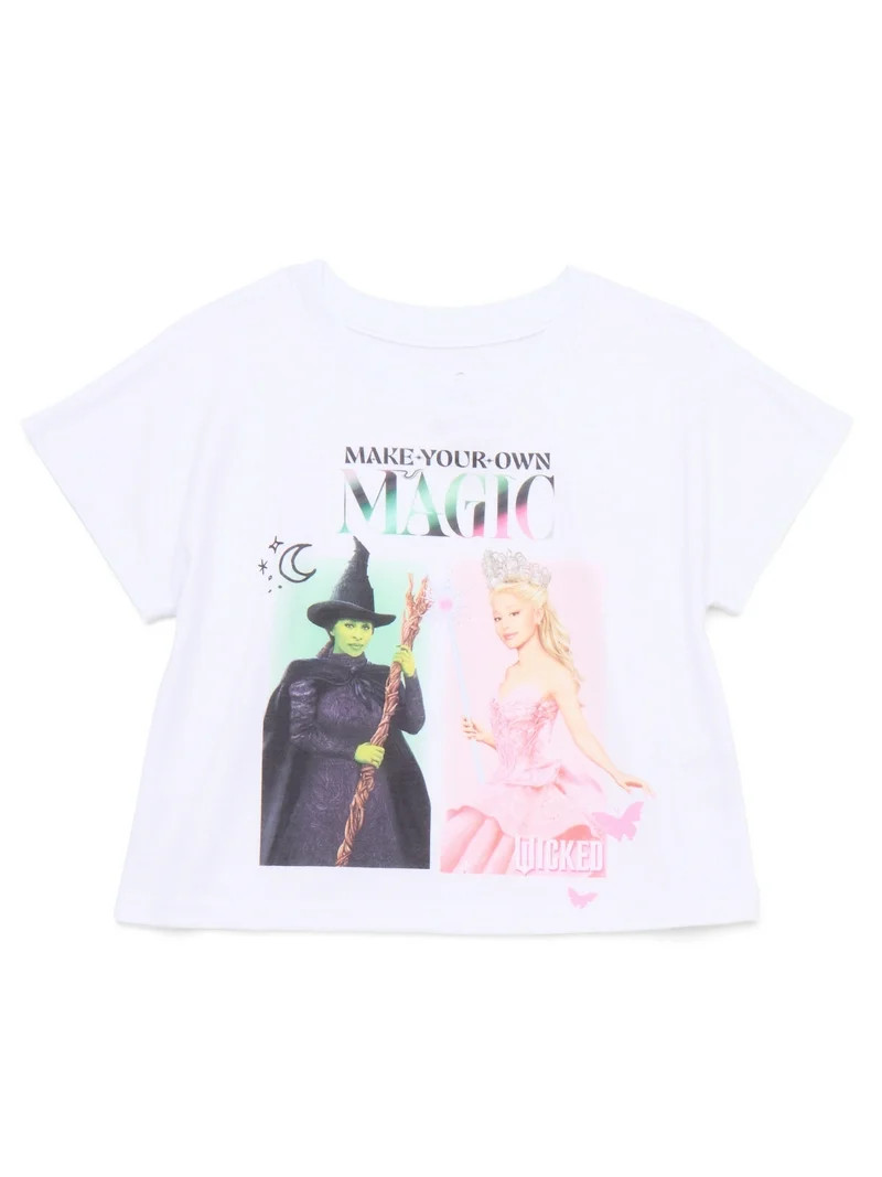 Wicked Girls Make Your Own Magic Graphic Print Pajama Set, 2-Piece, Sizes 4-16 | Walmart (US)