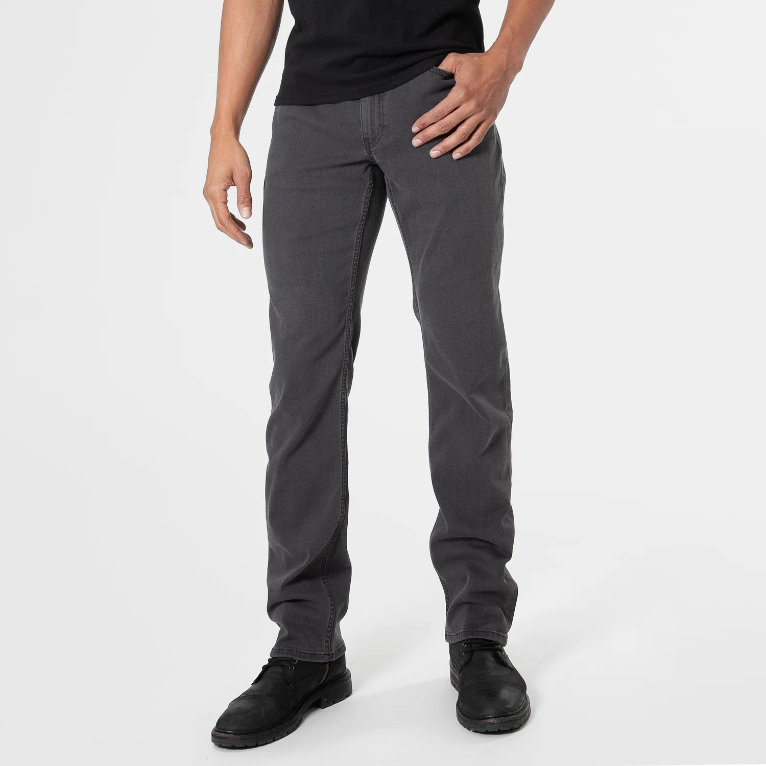 Gray Wash Straight Fit Comfort Jeans | True Classic