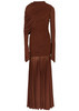 The Oakland draped stretch-tulle gown | Harvey Nichols