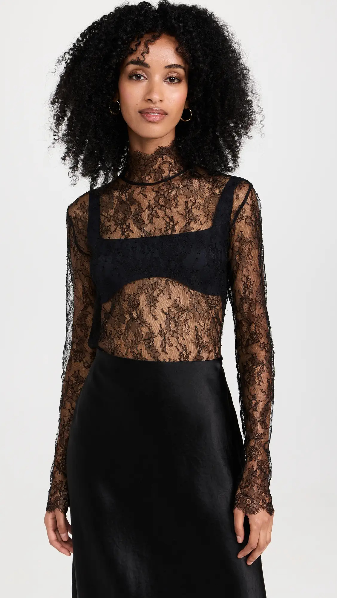 Kiki De Montparnasse All Over Lace Turtleneck | Shopbop | Shopbop