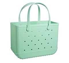 Beach bag Tote Bag for men women,Beach Tote Travel Bags Washable Open Tote Bag Hollow Handbag for Be | Amazon (US)