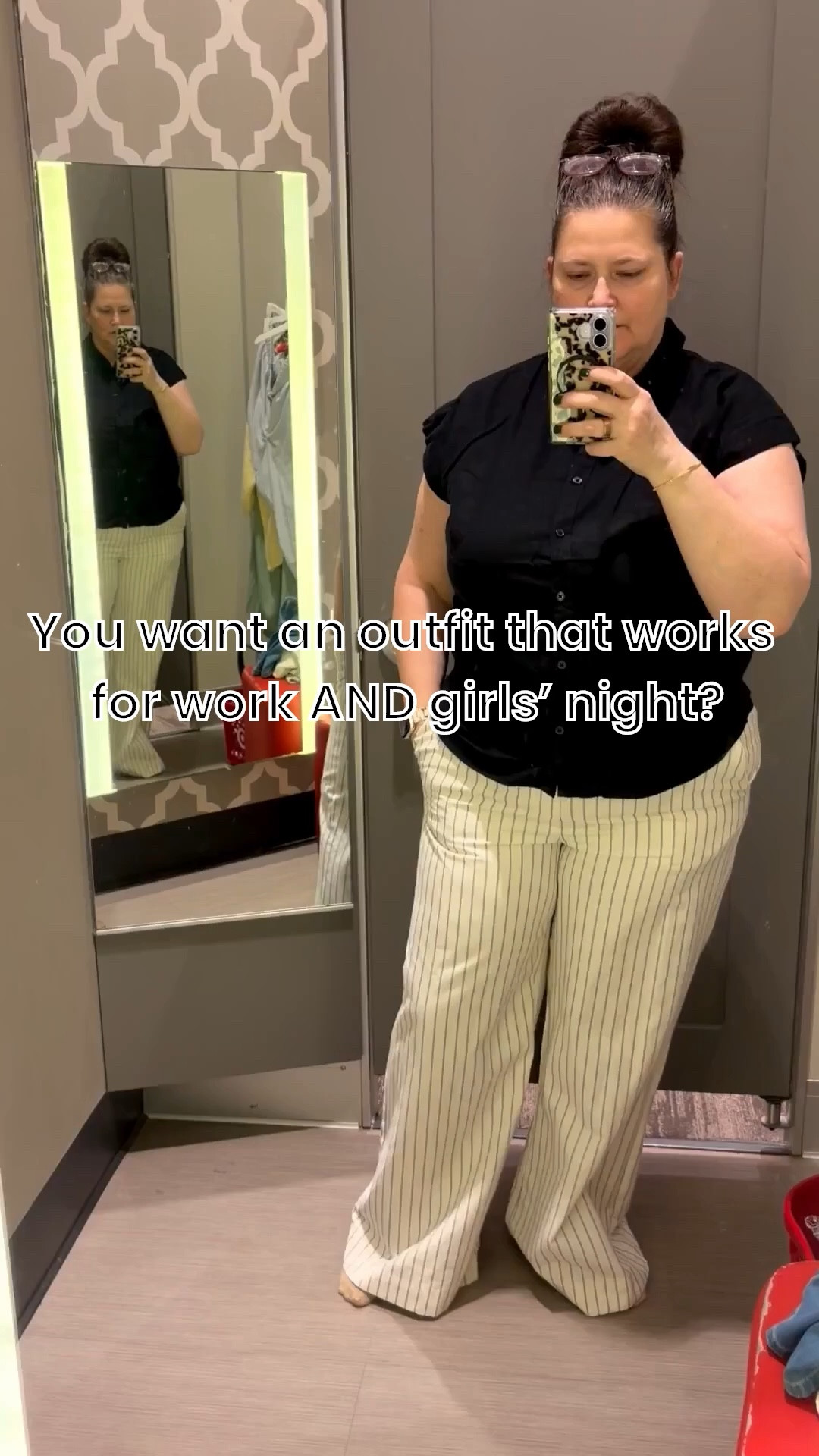 This linen wide-leg pants and top is giving effortless chic. 🖤

The black pinstripe linen pants paired with the matching linen top make such a polished look while still being lightweight and comfortable. It’s one of those outfits that works for the office, dinner, or a night out with the girls.

I love pieces that look put together but still feel easy to wear. Everything is linked on LTK.
#ltkstyle
#linenstyle
#widelegpants
#chicstyle
#workoutfitideas
#everydaystyle
#effortlessfashion
#outfitinspo

#LTKootd #LTKgrwm #LTKOver40