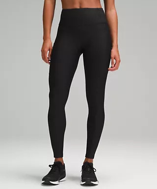 Fast and Free High-Rise Fleece Tight 28" | Women's Pants | lululemon | Lululemon (US)