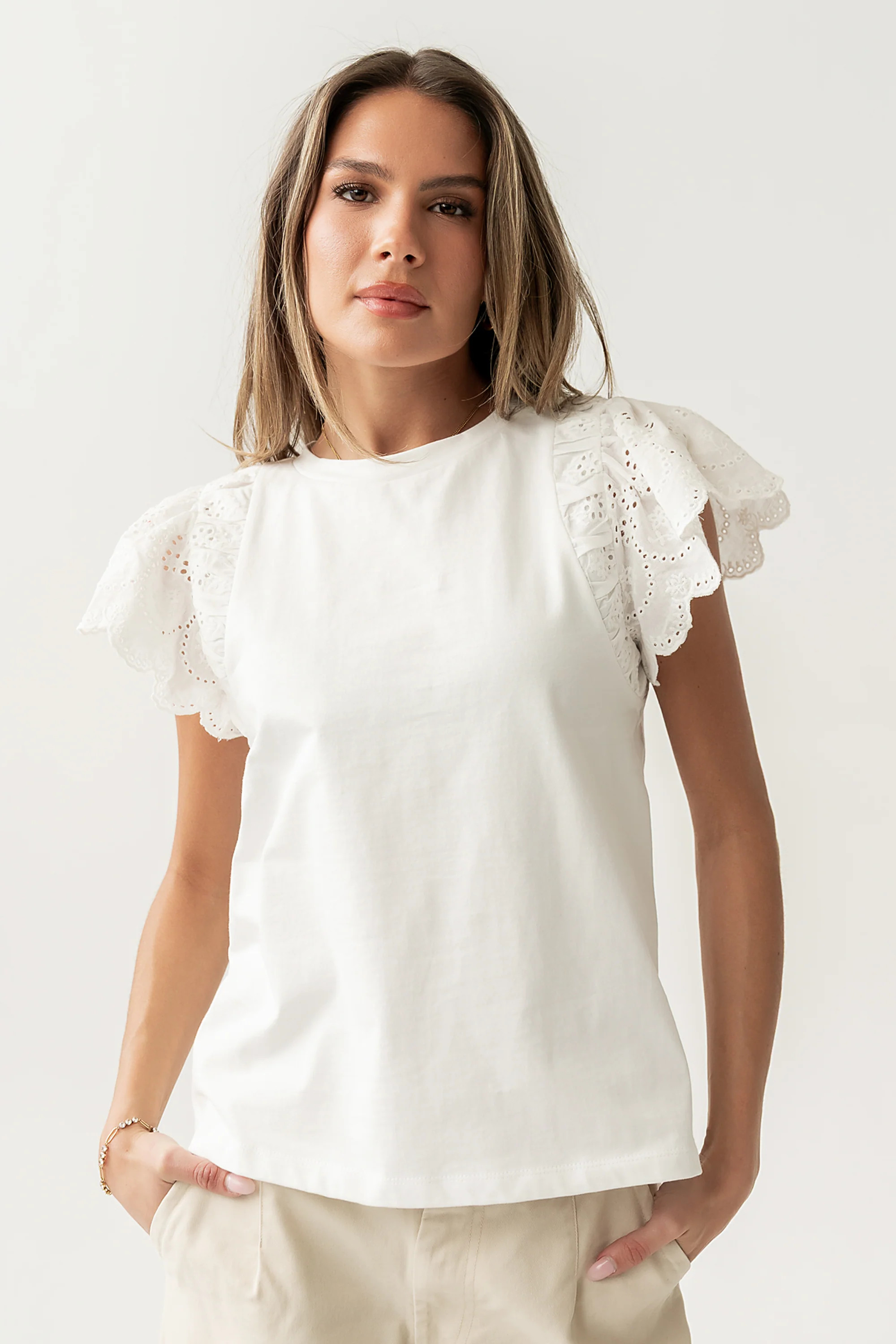 Tyson Embroidered Top | Böhme US