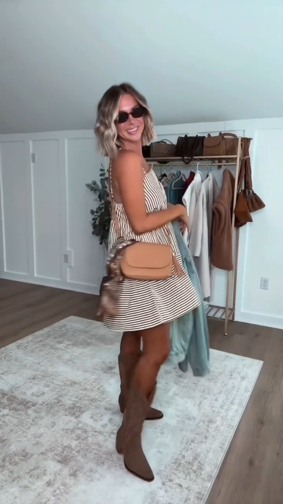 The perfect mix of cute, comfortable, and just enough western vibes to take you from tailgates to country concerts and everything in between. Trust me…this striped dress is one you’ll be reaching for your next concert outfit, and all season long.

I’m 5’6 139lbs size small dress, boots run true to size, size up in denim jacket for oversized look  

 #LTKootd #LTKSeasonal #LTKTravel