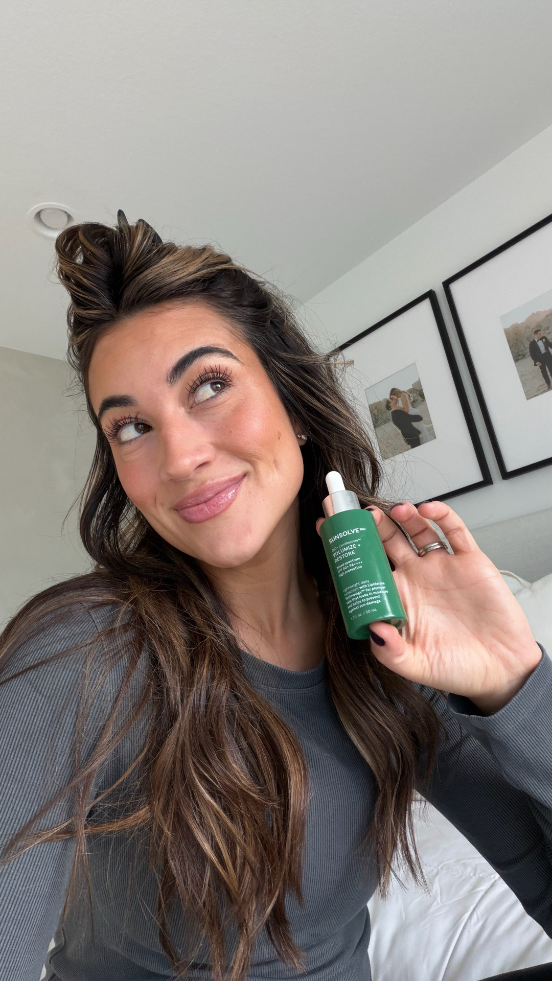 my everyday sunscreen this winter for hydration, protection and a glow! #ad #SunsolveMD @sunsolvemd 