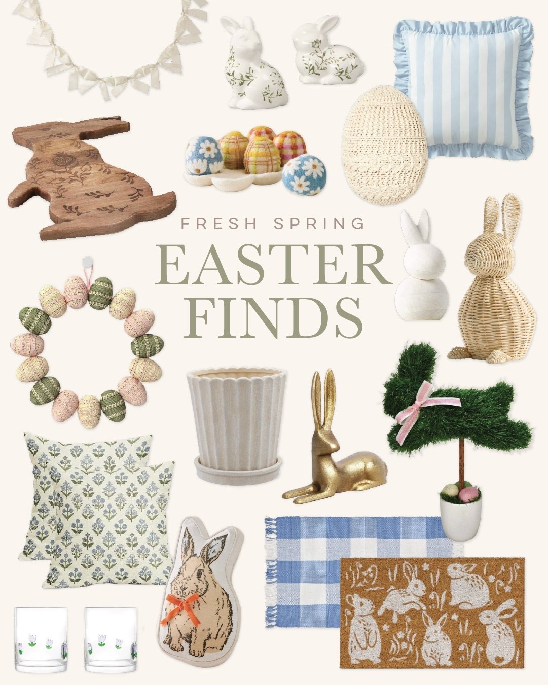Bunny season is officially in full swing!🐰🌷And these springy finds? Too good to hop past.

#EasterVibes #SpringDecor #HomeDetails #SeasonalStyle #EasterInspo #DecorFinds

#LTKSeasonal #LTKSaleAlert #LTKHome