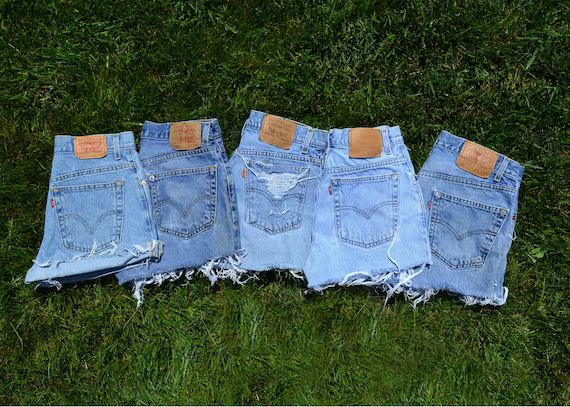 Custom Made Vintage Levi High Waisted Shorts All Sizes | Etsy (US)