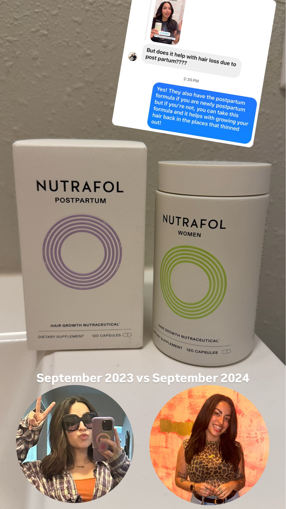 Love this product! I started taking Nutrafol postpartum and now I take nutrafol women. I’ve been on a hair journey all year and I have seen amazing results! Made with 100% drug free ingredients, it’s a simple and effective way to keep your hair happy, healthy and GROWING!

https://nutrafol.com/influencer/wom/khloe/



#LTKSaleAlert #LTKBeauty