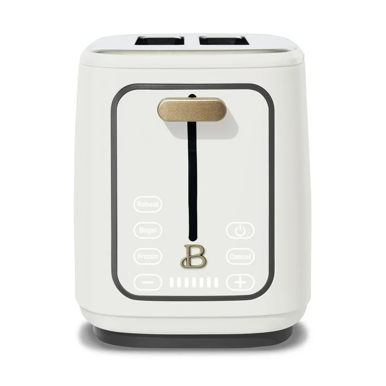 Beautiful 2 Slice Toaster with Touch-Activated Display, White Icing by Drew Barrymore - Walmart.c... | Walmart (US)