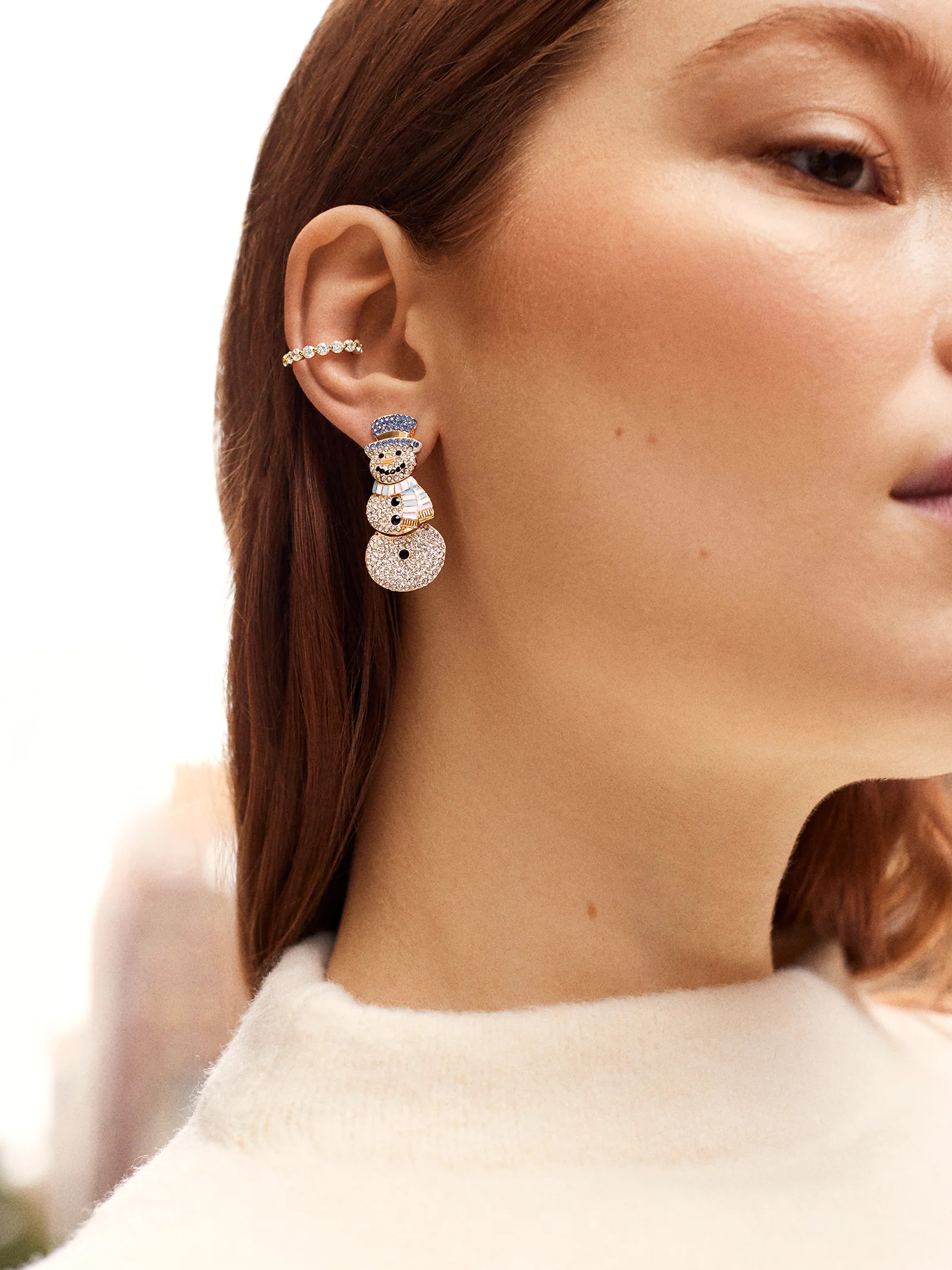 Feeling Frosty Earrings - Snowman Earrings | BaubleBar (US)
