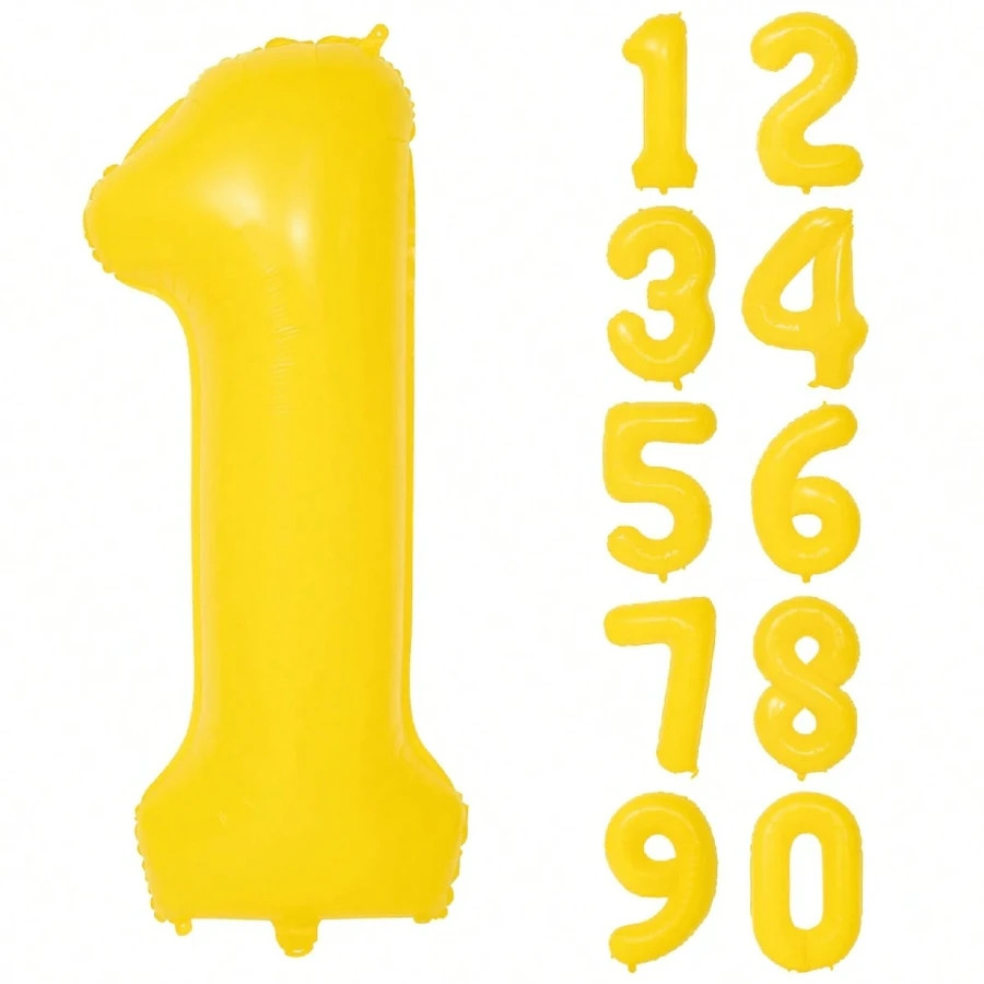40 Inch Large Numbers Balloons ,Foil Mylar Big Number Balloons For Birthday Party Supplies Decora... | SHEIN