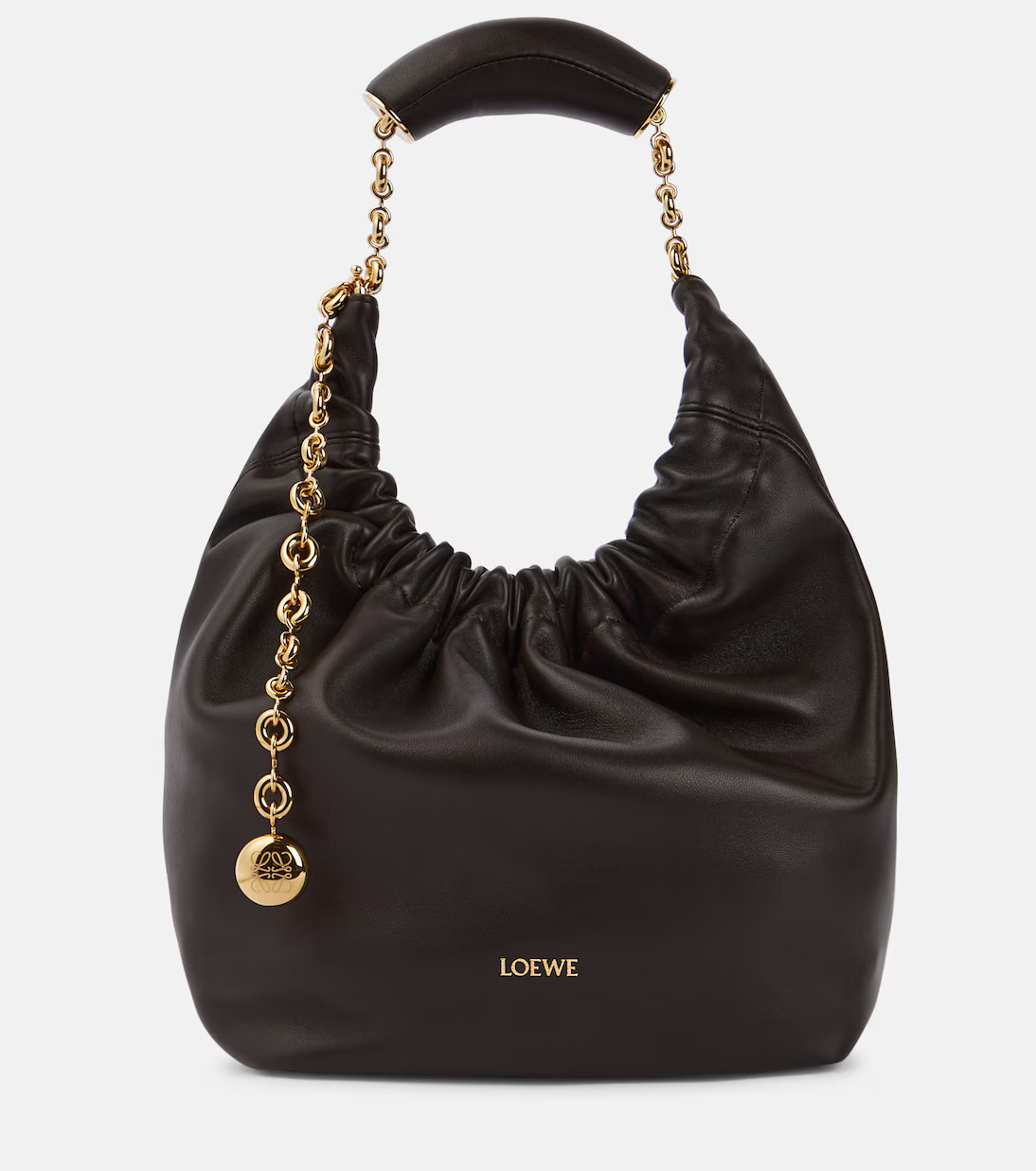 Squeeze Small leather shoulder bag | Mytheresa (UK)