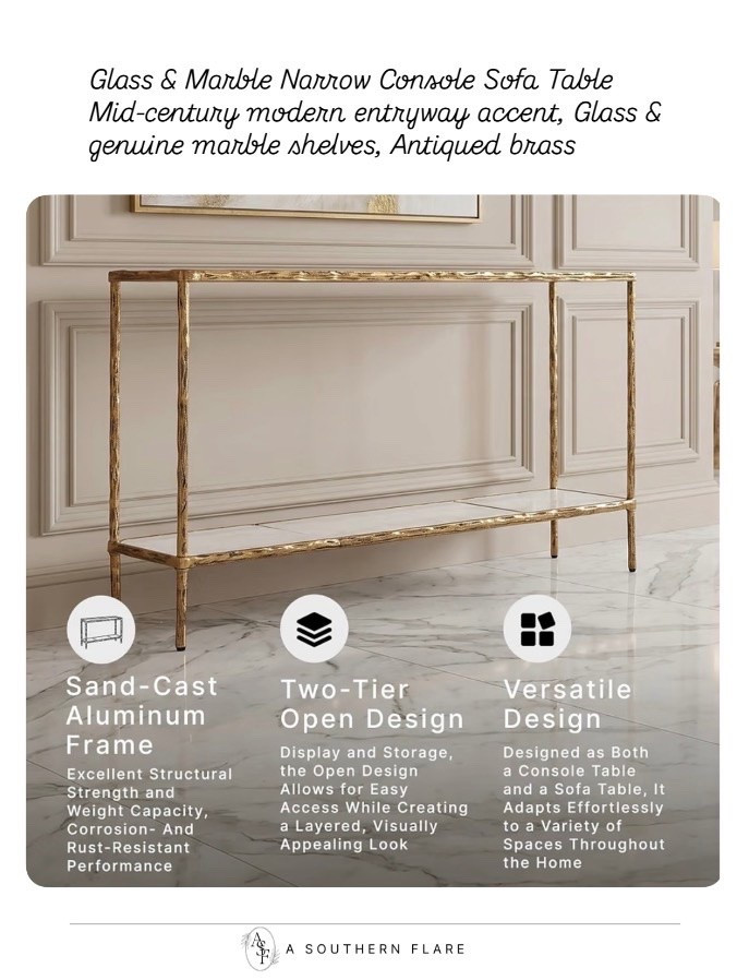Home Decor/ sofa table: home accessories