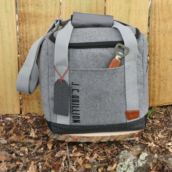 Groomsmen Cooler. Groomsmen Gift. (Qty. 1) Personalize Cooler Bag. Gift for Man. Silver Cooler with  | Etsy (US)