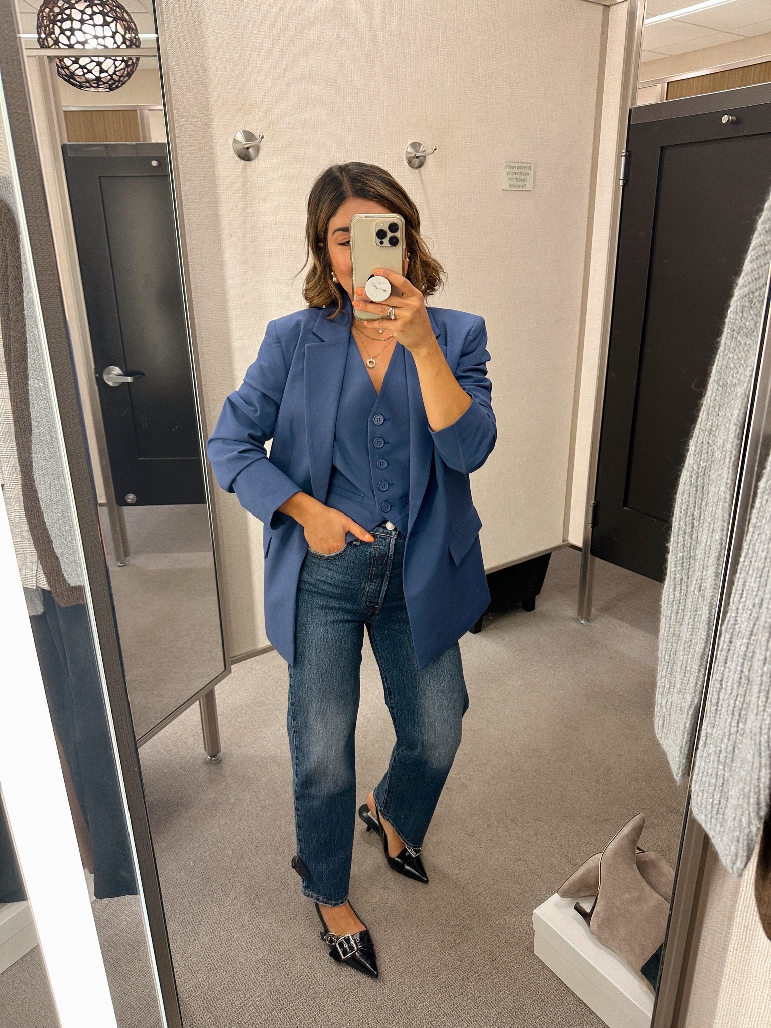 Loved this blazer and vest together! Take 40% off everything I’m wearing! 
Vest size xs
Jeans size 25
Blazer size xs

#LTKSummerSales #LTKFindsUnder100 #LTKFindsUnder50