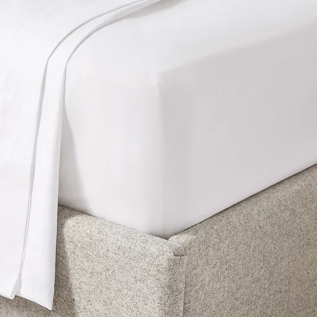 Savoy Fitted Sheet | Savoy Bed Linen Collection | Bed Linen Collections | The  White Company | The White Company (UK)