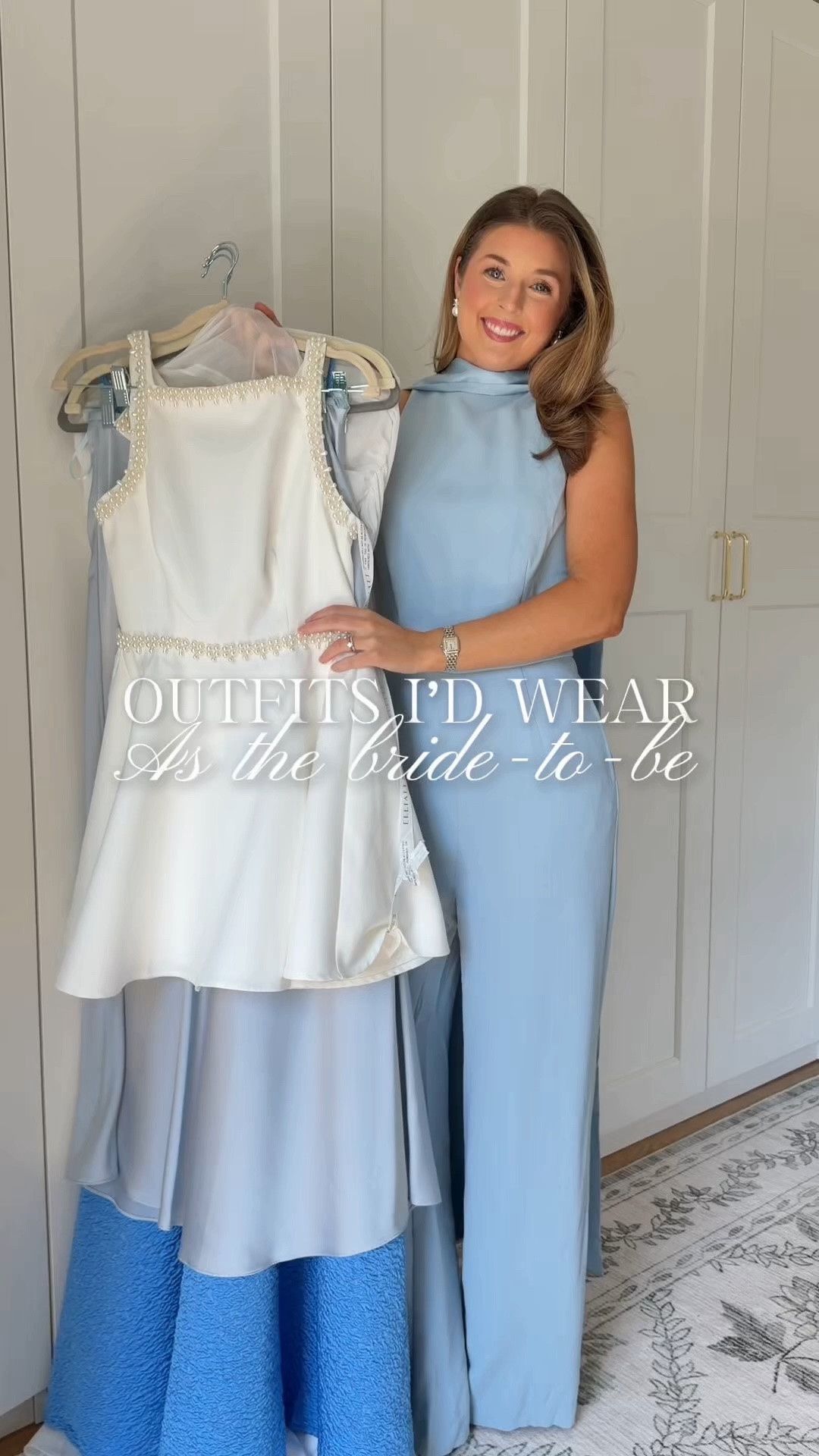 Outfits I’d wear as the bride to be! 🤍 

I’m 5’4 and wearing an XS in first dress and S in everything else