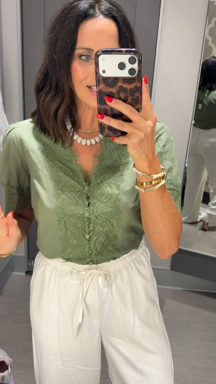 this Target top is SO cute 😍 the lace detailing and puff sleeves make it look way more expensive than it is! wearing an XS 🤍

#TargetStyle #TargetFinds #TargetFashion #AffordableFashion #LTKFinds