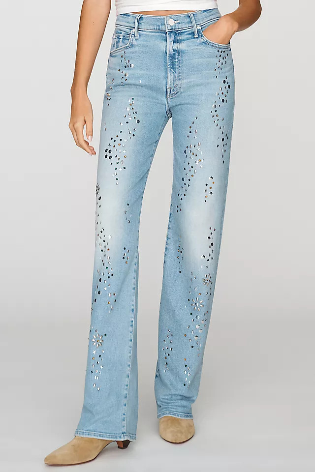 The Kick It High Rise Straight Leg Jeans | Anthropologie (US)
