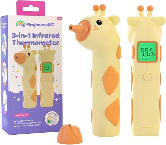 Baby Thermometer for Kids & Infants – Digital Infrared No-Touch Forehead & Ear Thermometer, 3-i... | Amazon (US)