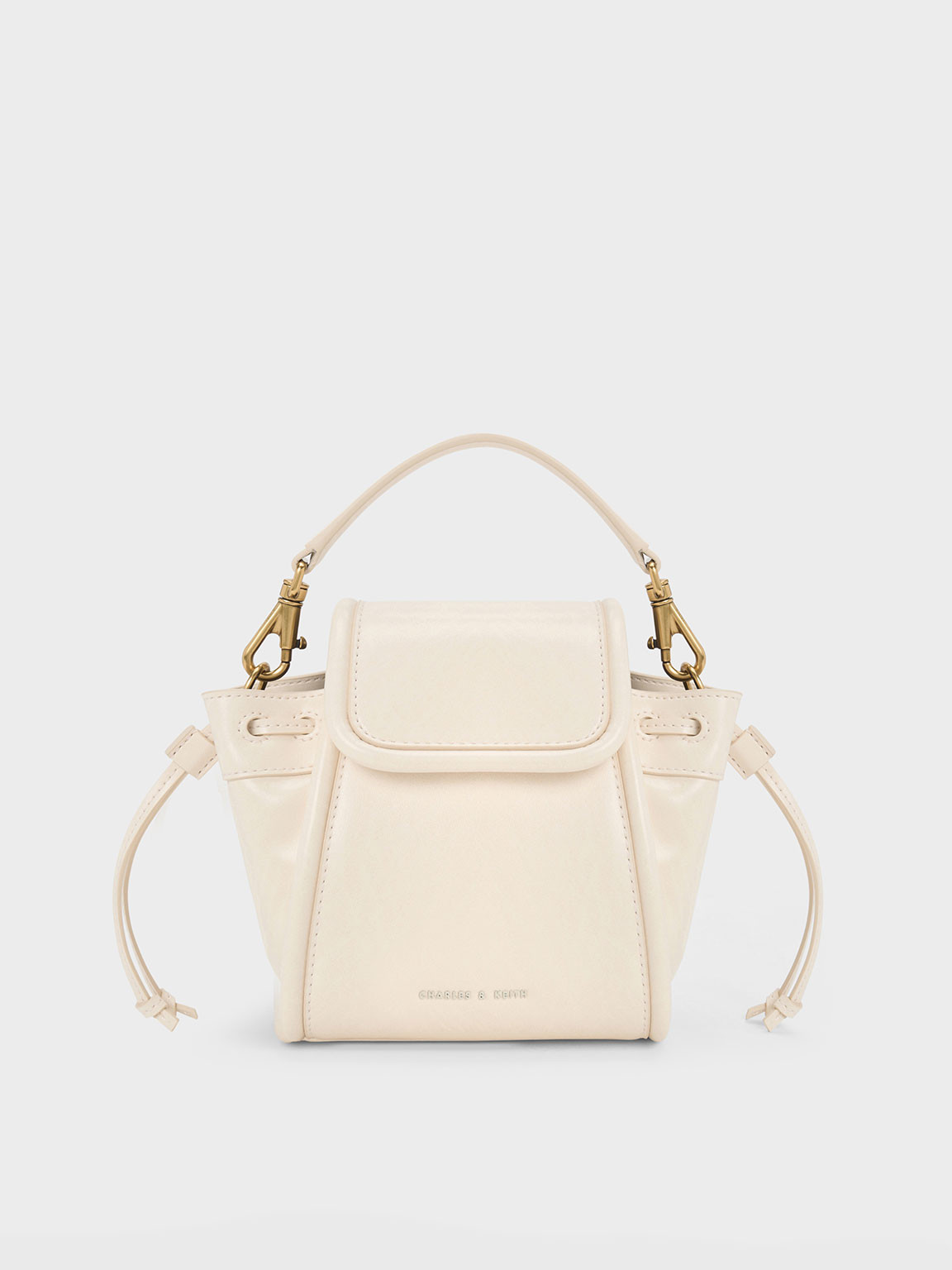 Mini Ashby Top Handle Bag
 - Cream | Charles & Keith UK