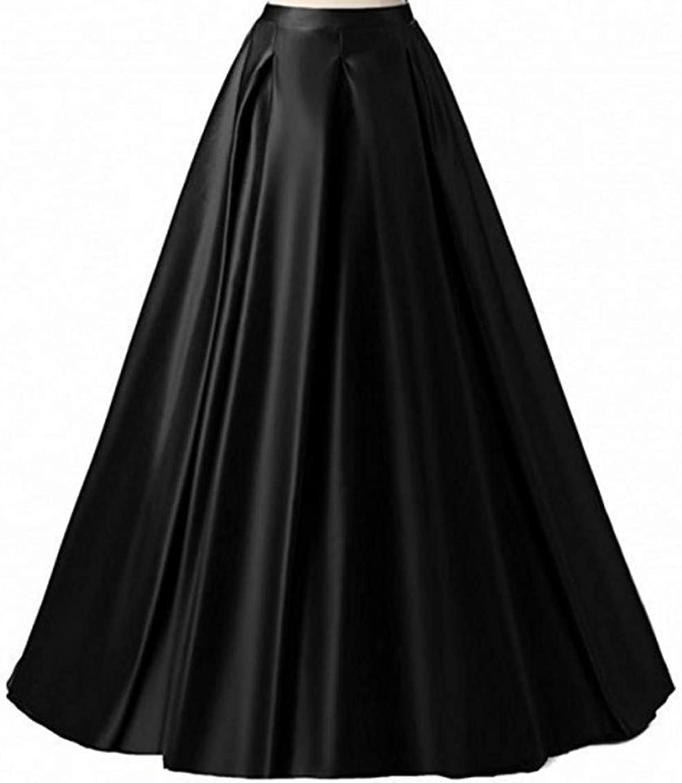 Black Satin Skirt | Amazon (US)