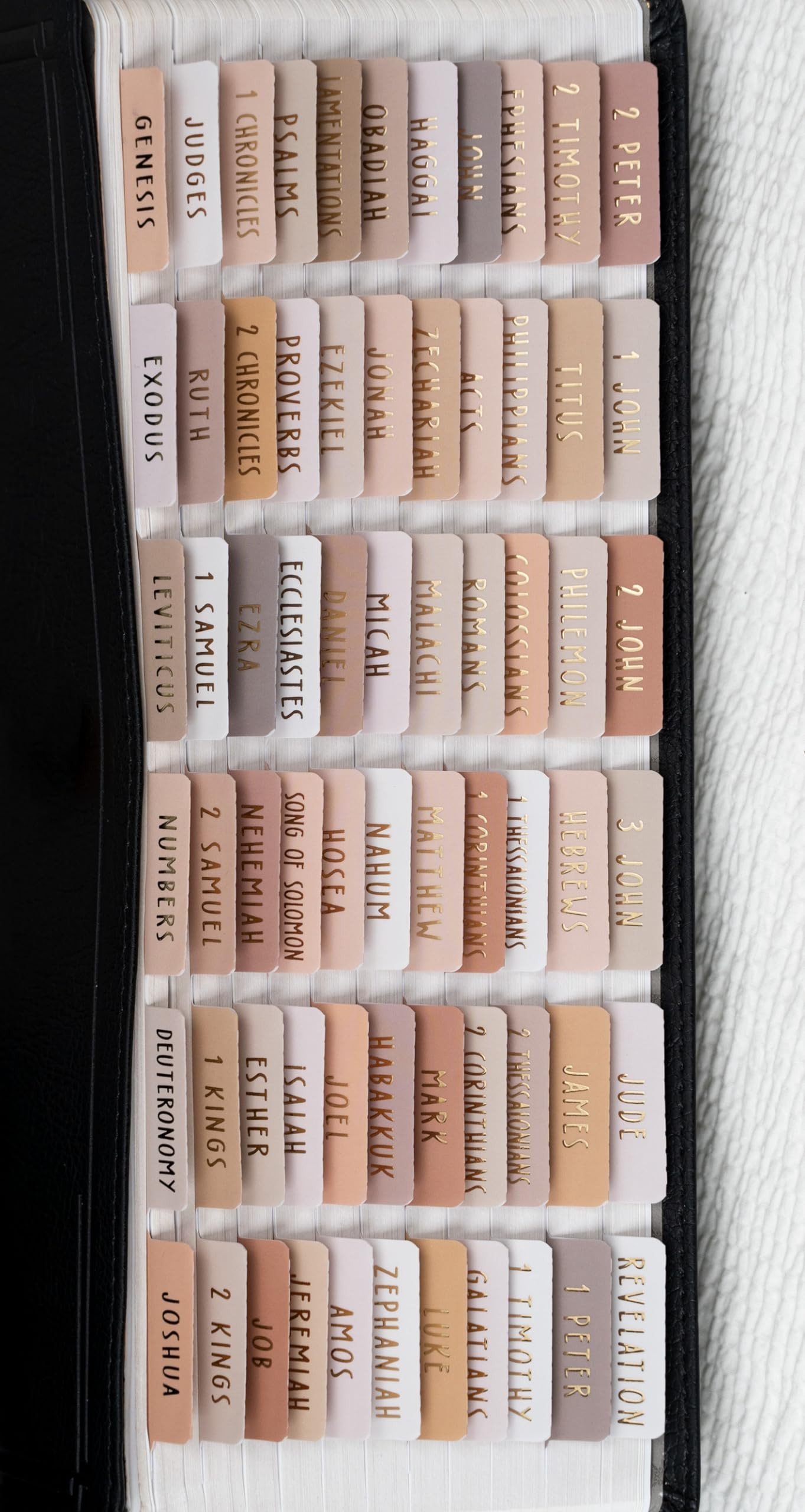 UPAFEXXI-Laminated Bible Tabs (Gold Foil Embossed Lettering), Bible Tabs for Women and Men, Repos... | Amazon (US)