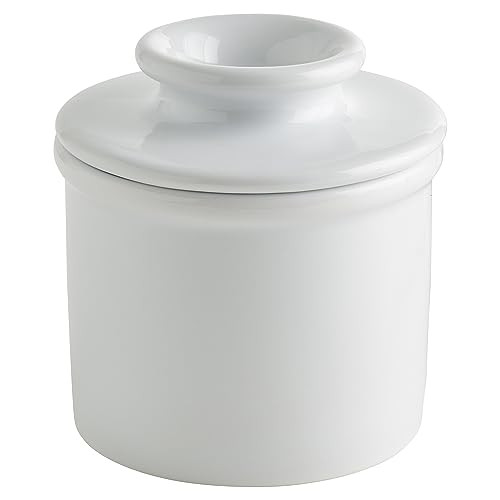 Butter Bell - The Original Butter Bell Crock by L. Tremain, French Ceramic Butter Dish Keeper, Specialty (Glossy White) | Amazon (US)