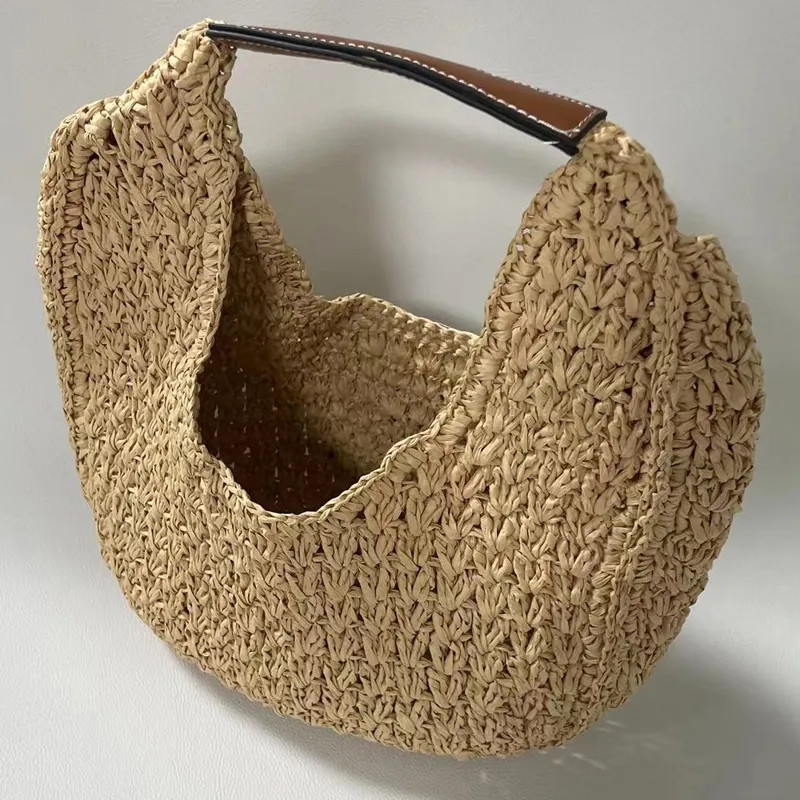 Fashion Bags Canvas Bag and Straw Woven Bag Women's Shoulder Bag Evening Bag Handbag | DHGate