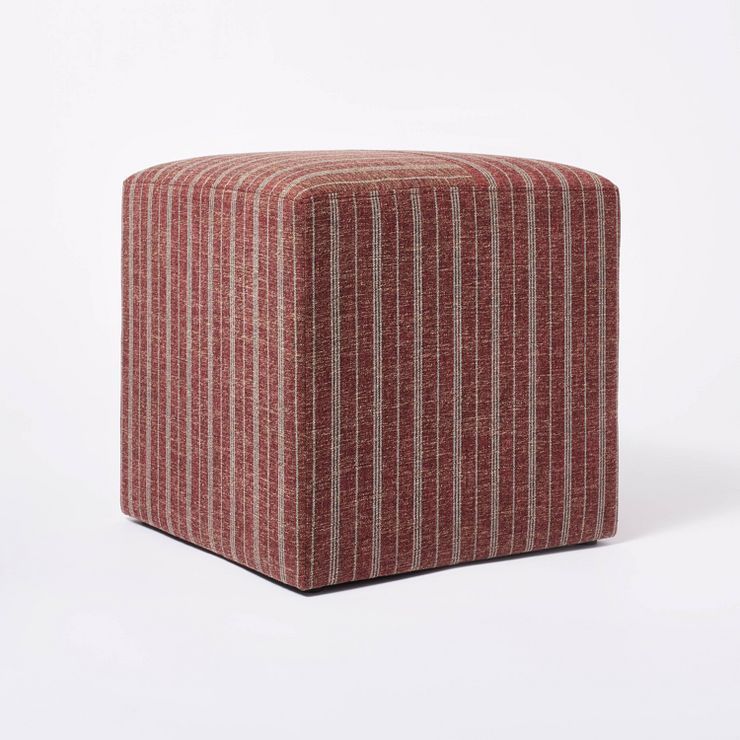 Lynwood Square Upholstered Cube - Threshold™ designed with Studio McGee | Target