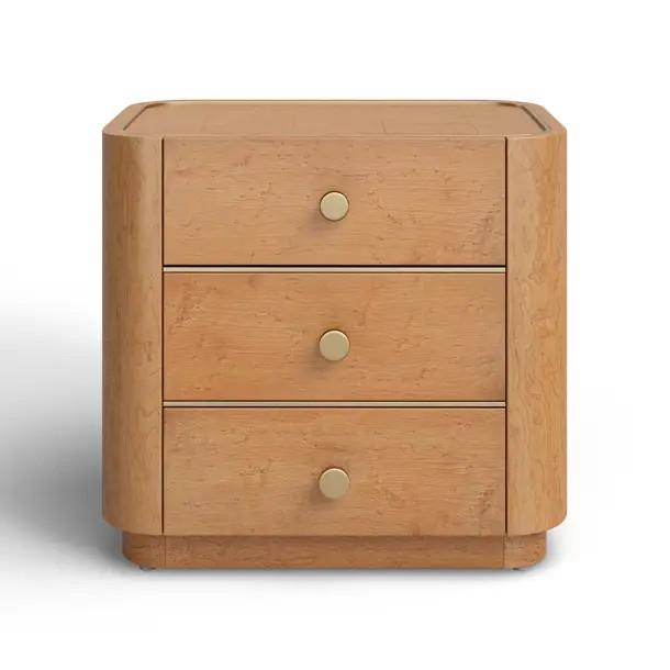 Yuna 3 Drawer Nightstand | Joss & Main