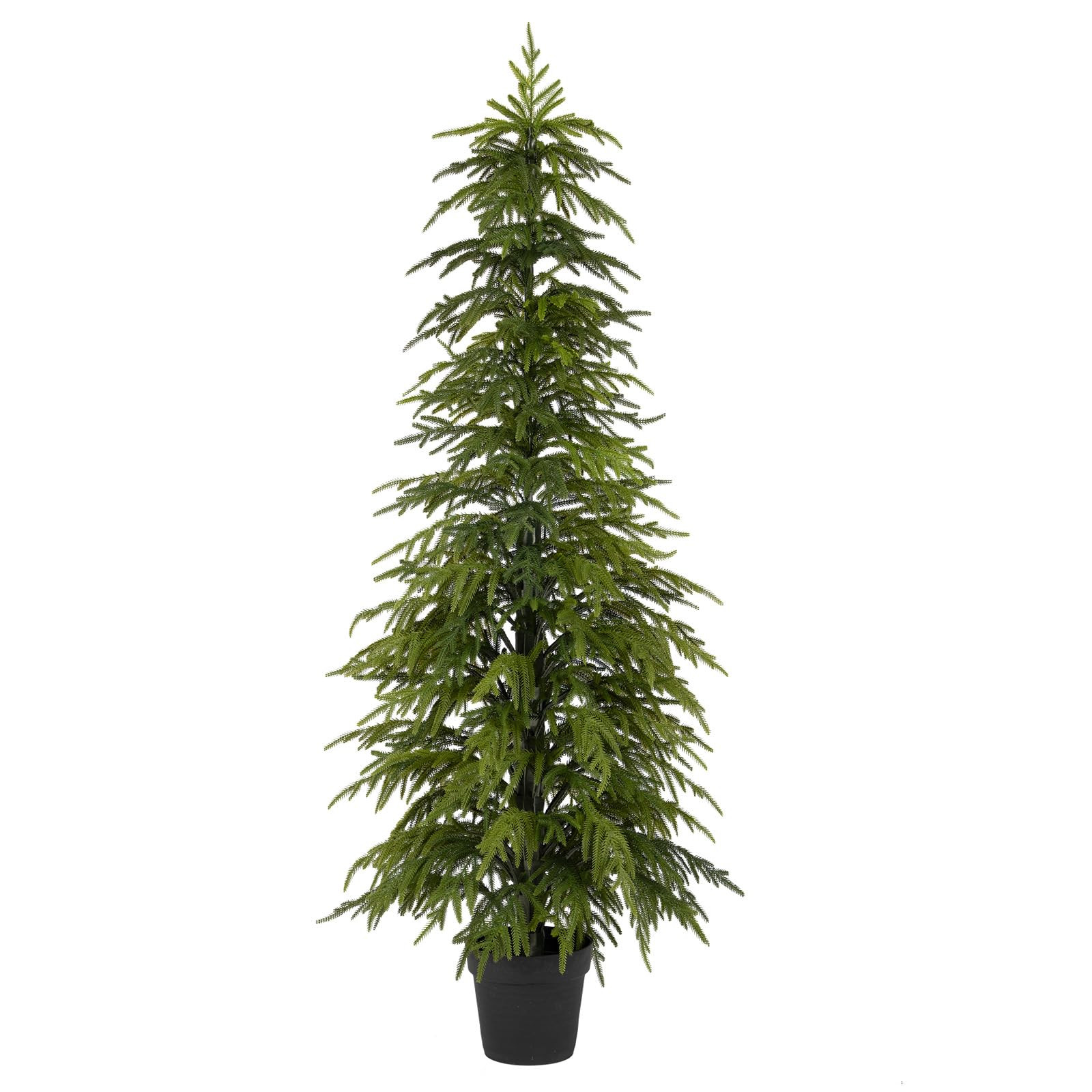 5ft Norfolk Pine Christmas Tree, 60in Faux Norfolk Pine Tree with Soft Real Touch Clearly Texture... | Amazon (US)