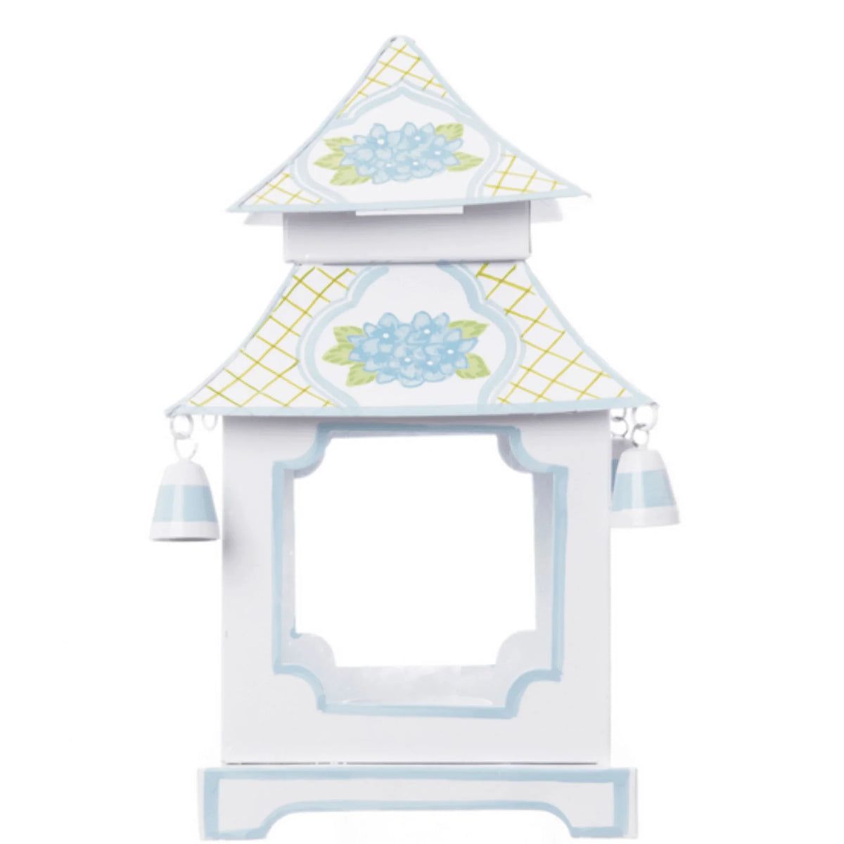 Medium Hydrangea Trellis Pagoda Hurricane Candle Holder | The Well Appointed House, LLC