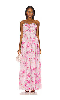 MORE TO COME Aubrie Maxi Dress in Pink Floral from Revolve.com | Revolve Clothing (Global)