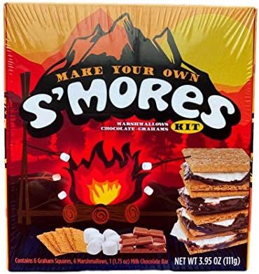 S'MORES KIT Make Your Own Marshmallows Chocolate Graham Amuse Mints Sweet & Snacks, 3.95 oz (Pack... | Amazon (US)