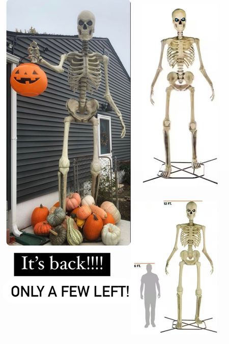 Halloween decor. Halloween porch decor. Outdoor Halloween decor. Giant skeleton 

#LTKhome #LTKfamily #LTKSeasonal