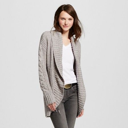 Women's Long Sleeve Shaker Cocoon Cardigan - Mossimo Supply Co.™ (Juniors') | Target