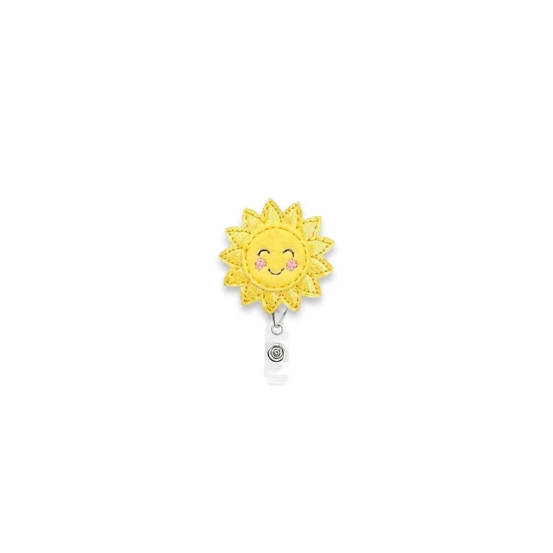 Sun Badge Reel, Sunshine Badge Reel, Sunny Badge Reel, Retractable Badge Reel, Badge Reel Topper ... | Etsy (US)