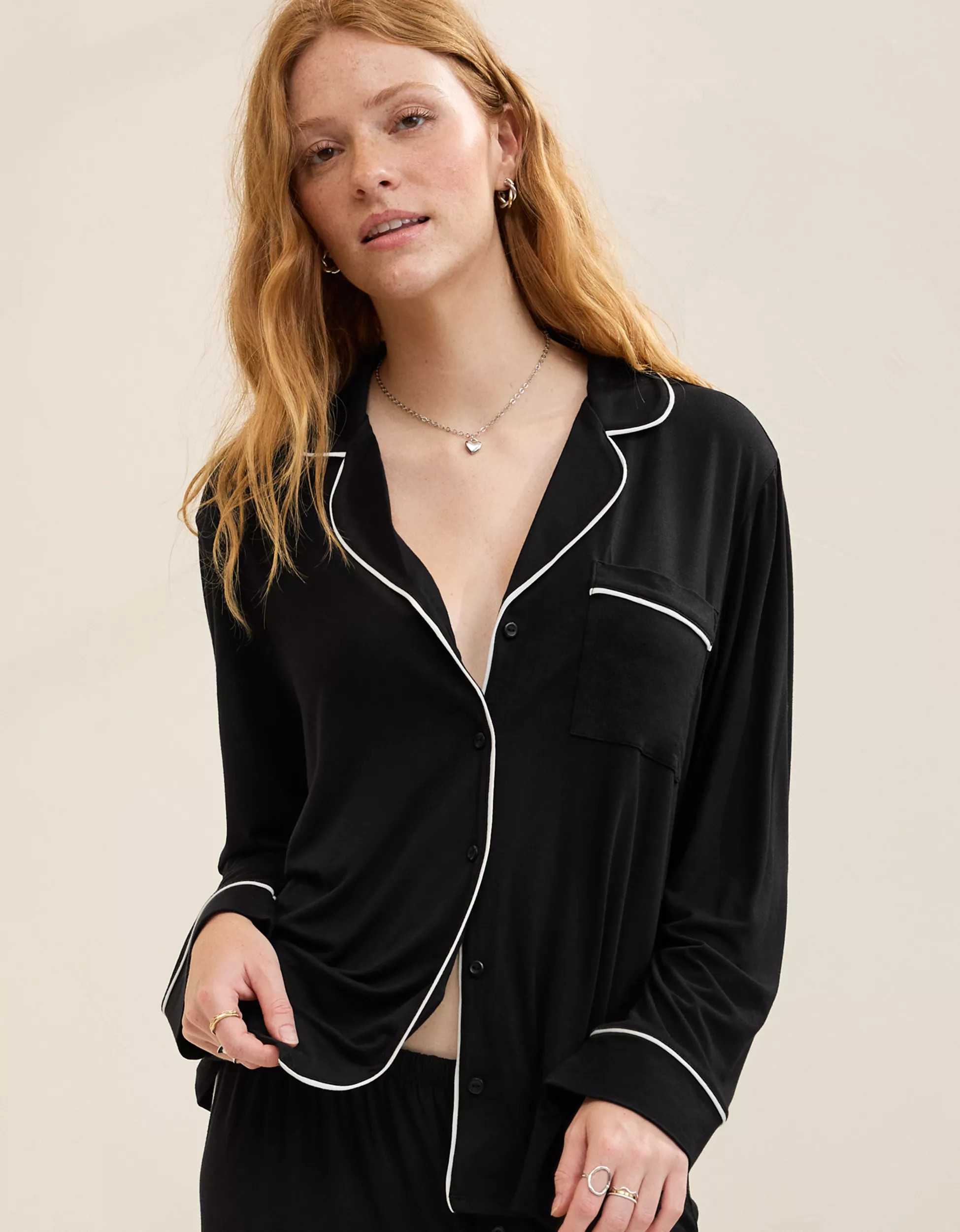 Aerie Real Soft® Pajama Shirt | Aerie