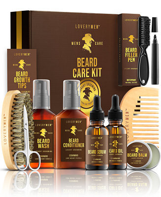 Lovery 9-Pc. LoveryMen Beard Care Gift Set - Macy's | Macy's