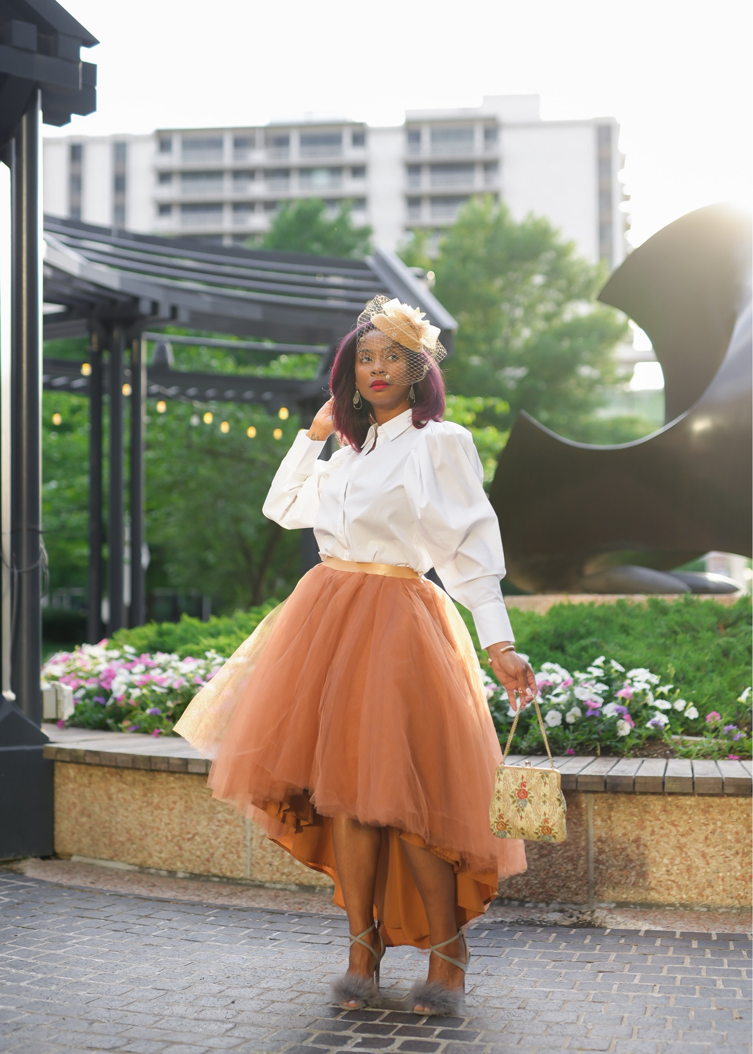 Treat ÜrselfBallerina ribbon tulle skirt トリートユアセルフ 最短