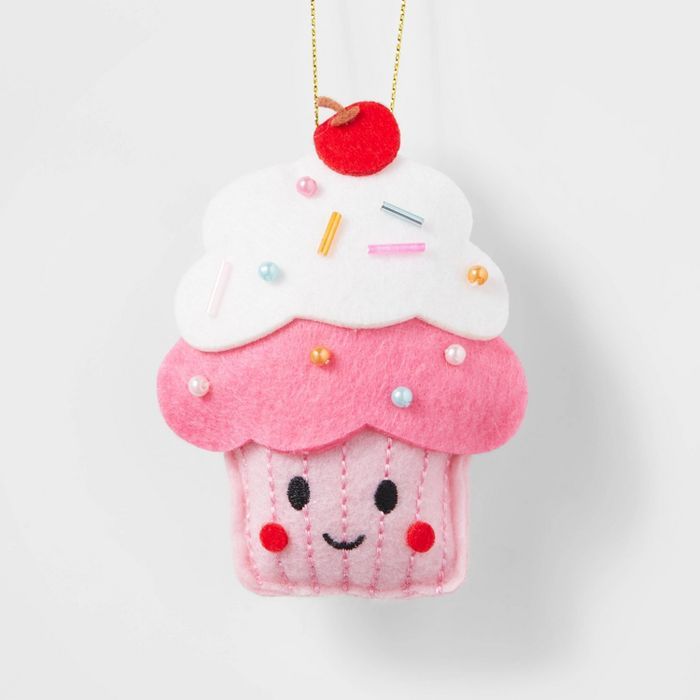 Cupcake Christmas Tree Ornament Pink - Wondershop™ | Target