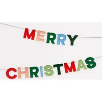 Merry Christmas Felt Garland | Etsy (US)