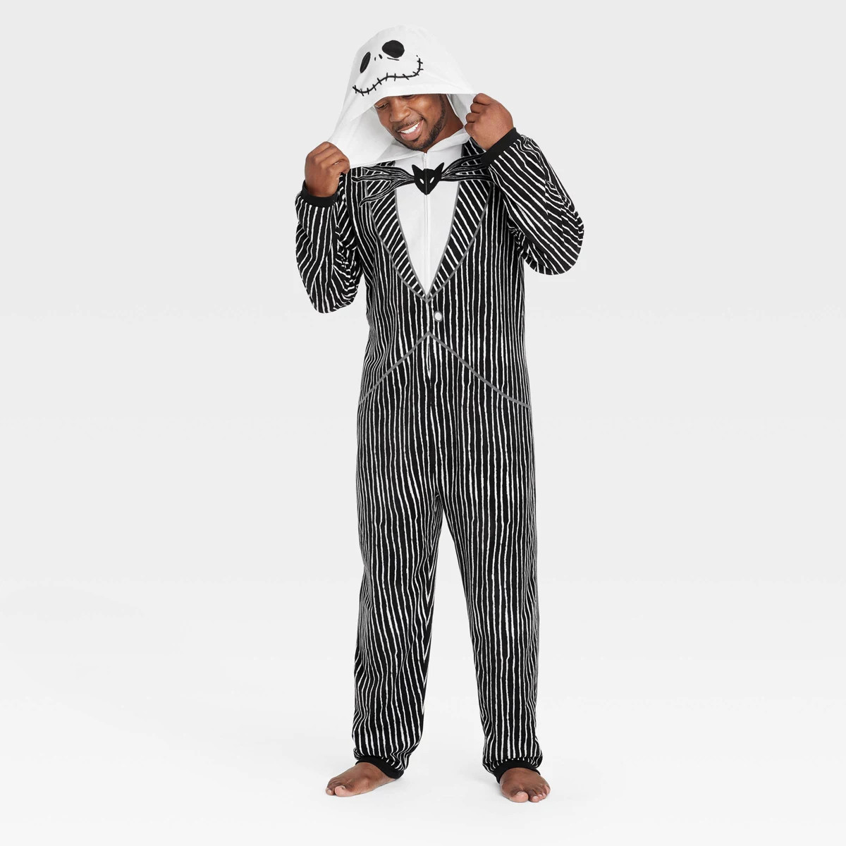 Men's The Nightmare Before Christmas Jack Skellington Halloween Matching Family Wearable Blanket ... | Target