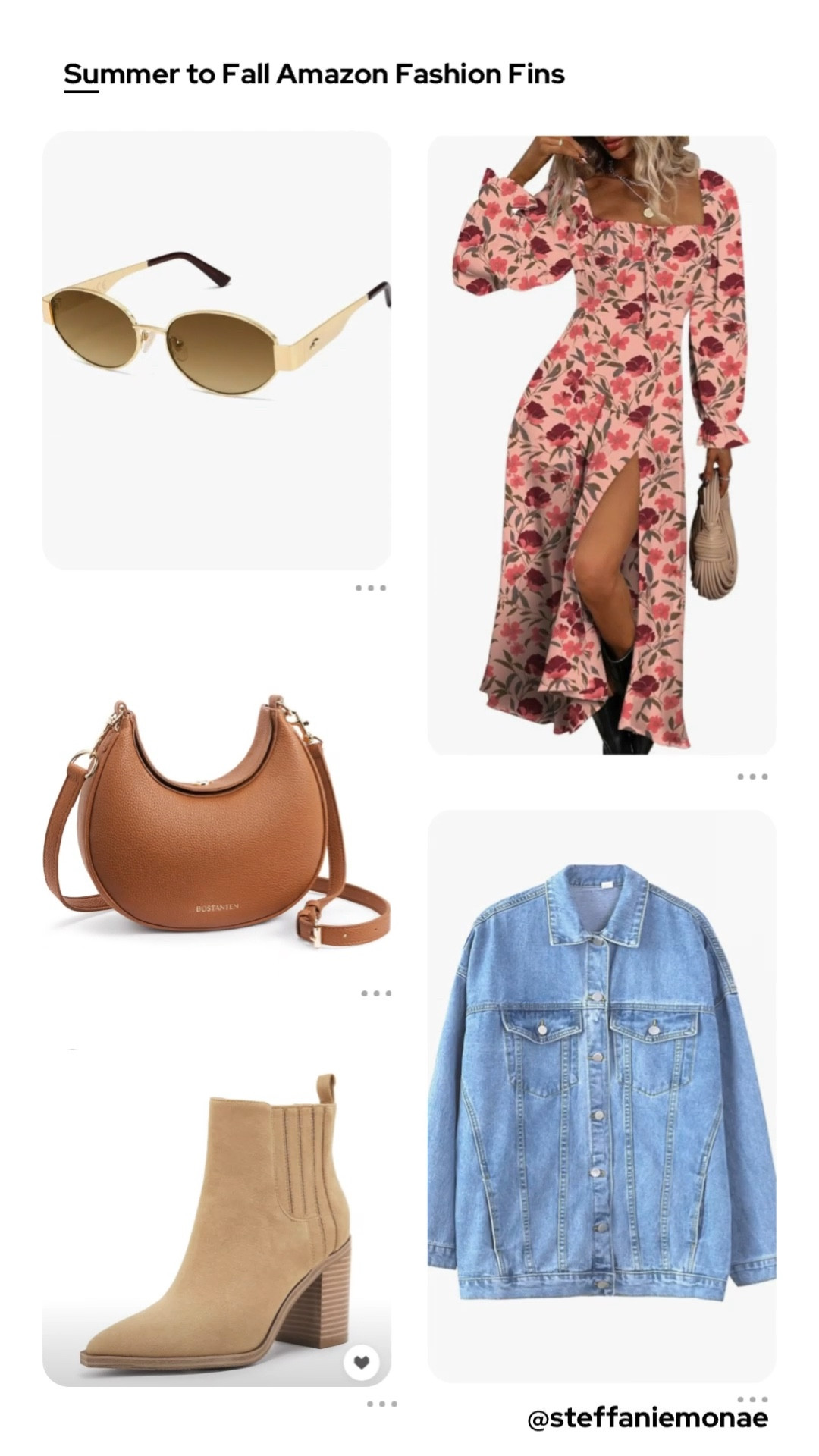 This neutral fall outfit is perfect for brunch, casual weekends, or church! I paired this bodycon dress with a cropped jacket, sleek boots, and minimalist accessories — all linked via my LTK 🤍
Shop this full fall look: dress, boots, sunglasses, jacket + crossbody bag.
#fallfashion2025 #neutralaesthetic #ltkstyle #amazonfashion #falloutfitideas

#LTKSeasonal #LTKStyleTip