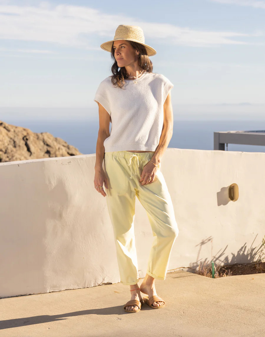 Phoebe Sweater Top: Cloud Texture | Carve Designs